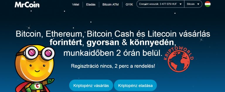 Bitcoinvásárlás a MrCoinnal!