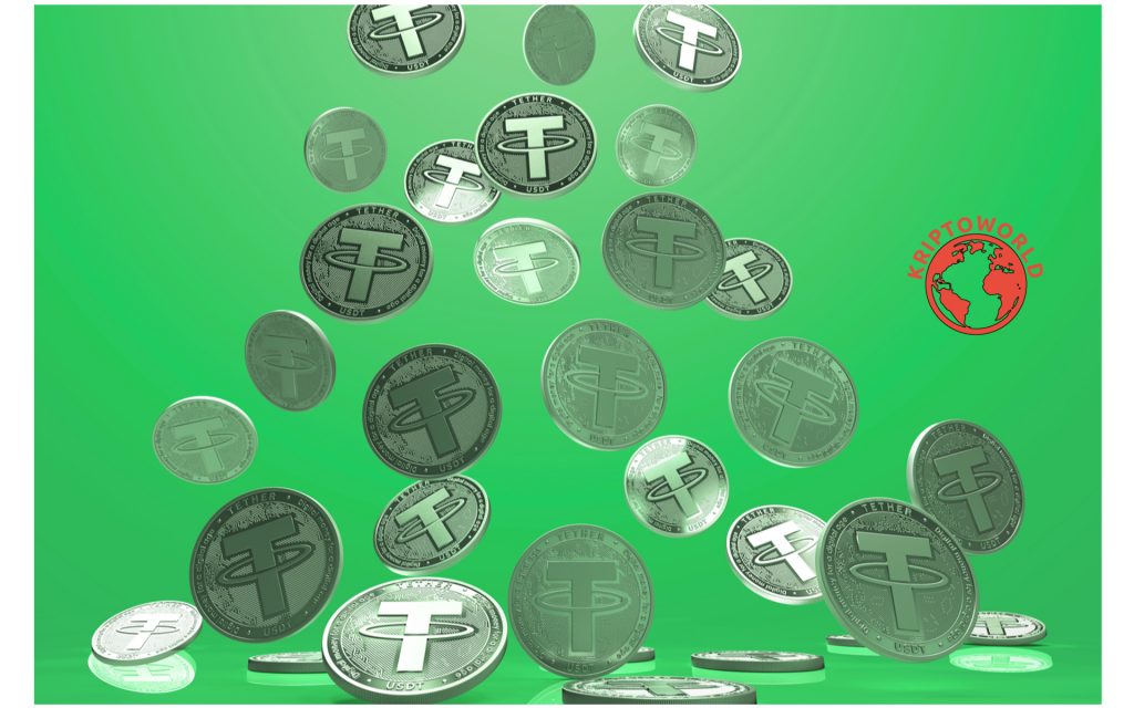 Percenkénti bontásban az 1 milliárdos tether utalás a Bitfinexről a Binance-re