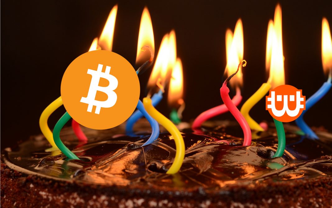 születésnap, Bitcoin-hálózat, Bitcoin, torta, gyertya