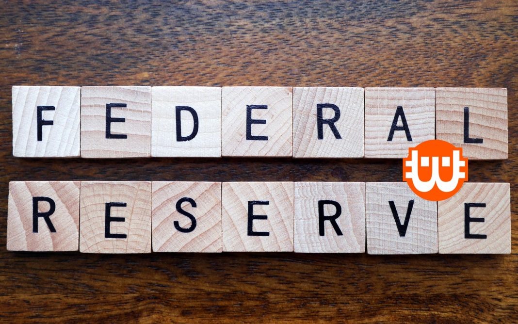 kripto Fed Federal Reserve felirat
