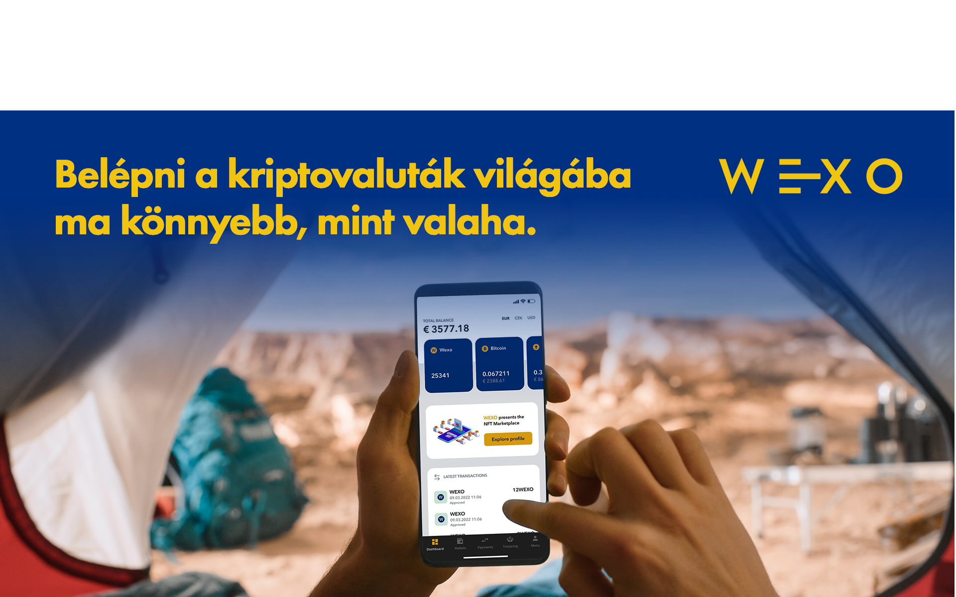 Hogyan vásároljunk kriptovalutát? A WEXO-nál csak egy app és egy bankkártya  kell hozzá