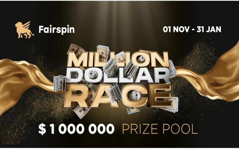 Fairspin Million Dollar Race: 1.000.000 dollár vár a gazdájára