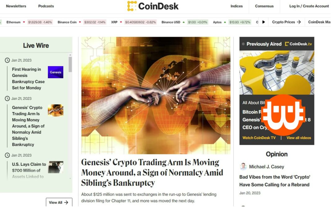 Eladóvá válhat a Coindesk