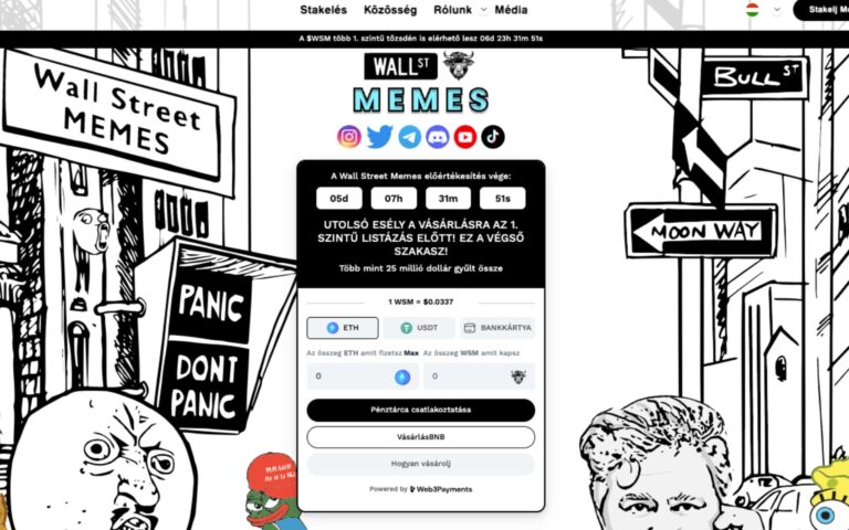 Napokon belül lezárul a Wall Street Memes gyűjtése – Nincs vesztegetni való idő