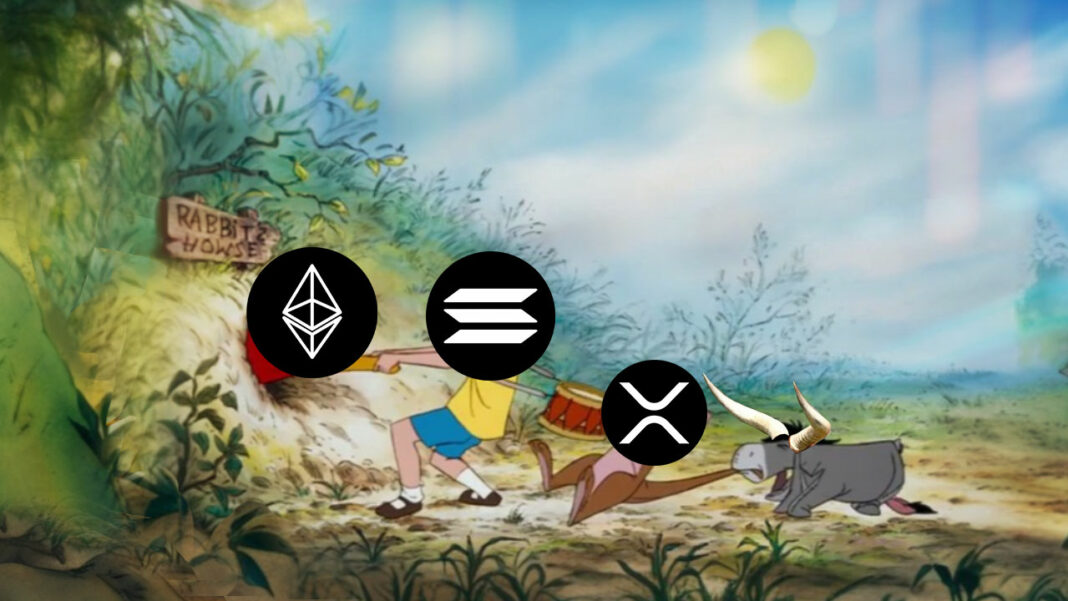 Miért botladozik az Ethereum (ETH), miközben a SOL, XRP árfolyam-rallye folytatódik?