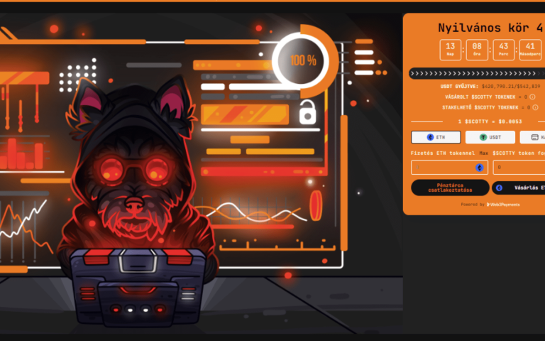 Mém érme a nagy profitért: A Scotty the AI előértékesítése lazán átlépte a 400 ezret