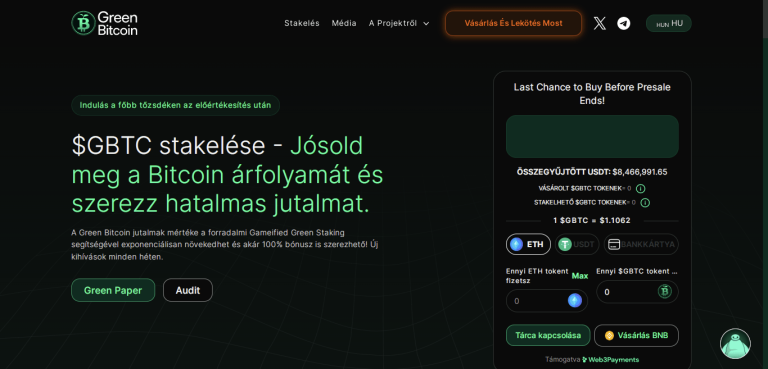 A kripto szakértő maximálisan kiáll a Green Bitcoin előértékesítése mellett