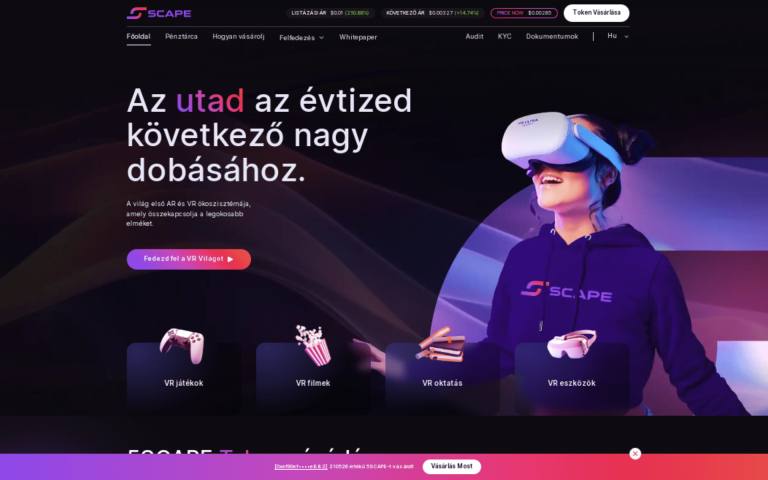 A kripto gaming cégek nagyot fejlődtek, a következő nagy esélyes a 5thScape projektje