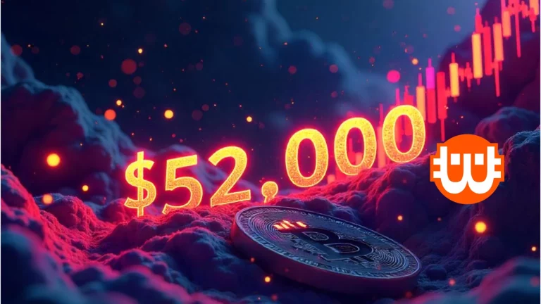 Bitcoin összeomlás: A BTC ára eléri az 52.000 dollárt a medvecsatornán belül?