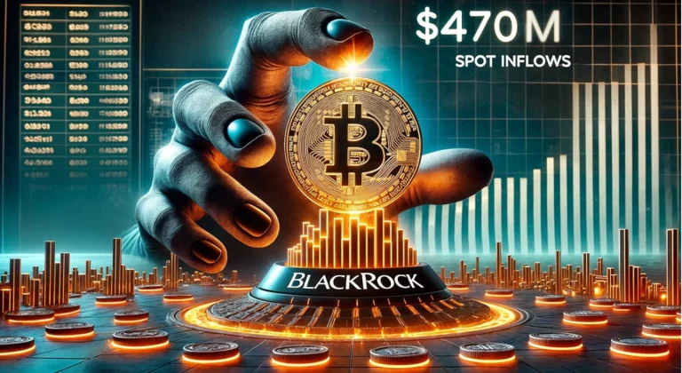 470 millió dollár BlackRock ETF-beáramlás: Ez mit jelent a Bitcoin árfolyamára nézve 2024-ben?
