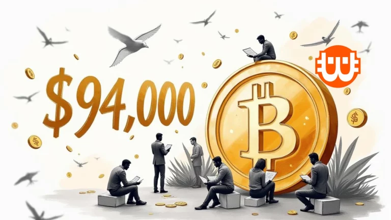 A Bitcoin új csúcsa, 94.000 dollár felett