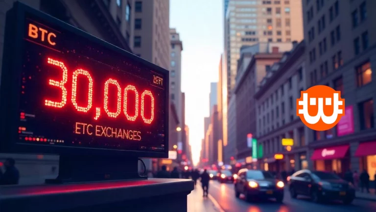 30.000 BTC hagyta el a tőzsdéket – hogyan reagál erre a Bitcoin árfolyama?