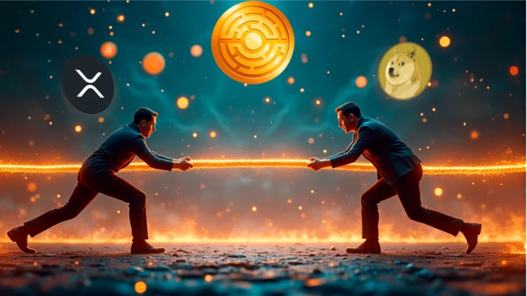 Az XRP és DOGE harca a 10 dollárért ki éleződik, de egy altcoin váratlanul lendületbe jött