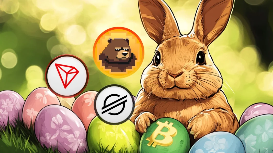Húsvéti meglepetések a kriptopiacon: Szárnyal a Tron (TRX) és a Stellar (XLM), miközben egy titokzatos token robban be
