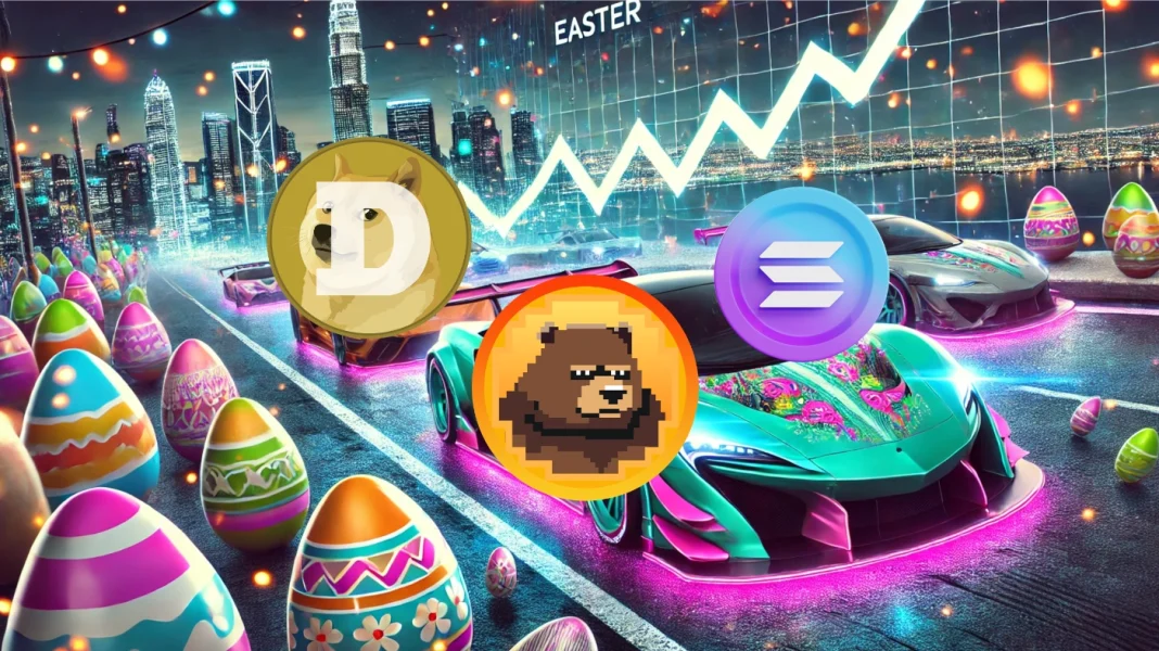 Húsvéti rali robban: szárnyal a Solana (SOL) és a Dogecoin (DOGE) — de egy ismeretlen altcoin is feltör