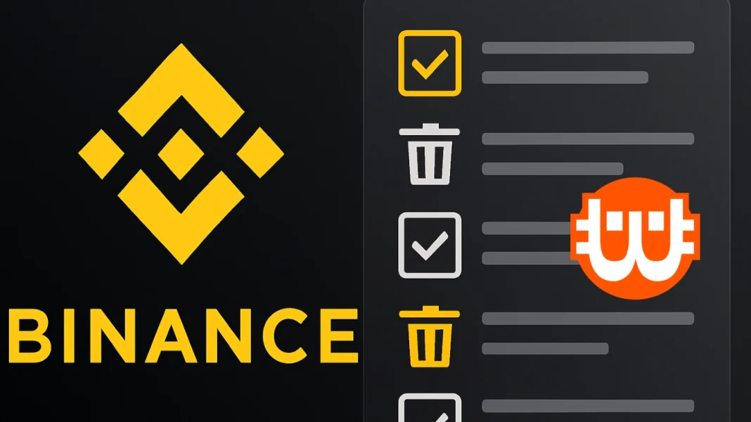 A Binance új stratégiája: átláthatóság a listázások és törlések terén