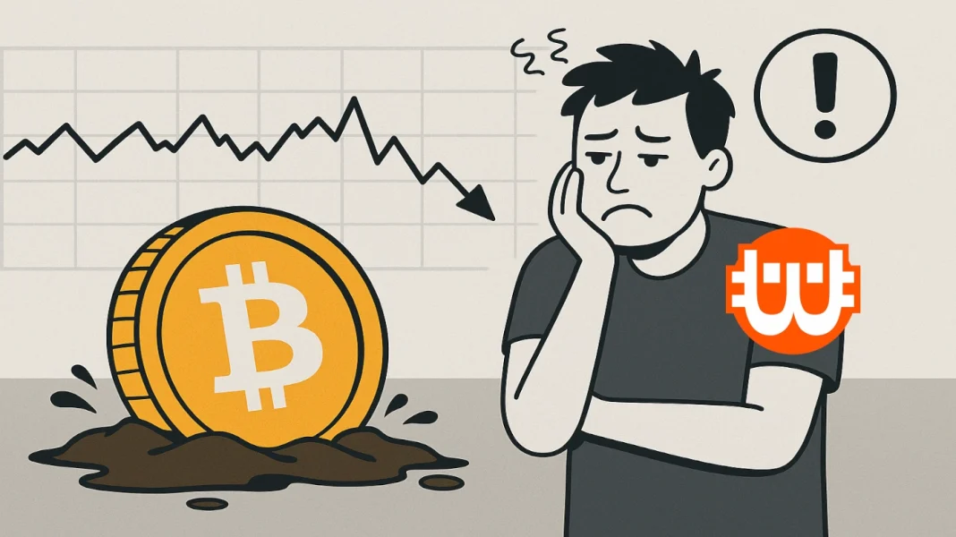 Beragadt a Bitcoin, és ez kezd idegesítő lenni
