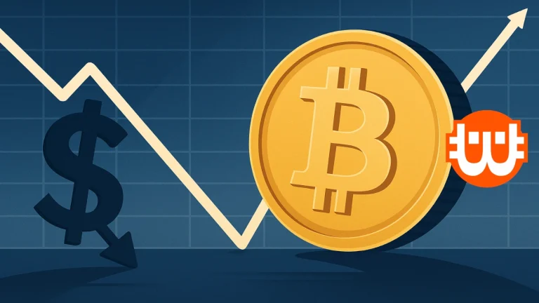 A bitcoin szárnyal, miközben a dollár veszít erejéből