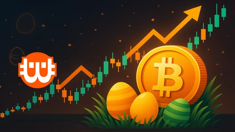 A húsvét alatt új magasságokba emelkedett a bitcoin árfolyama