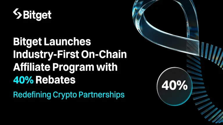A Bitget elindította az iparág első on-chain partnerprogramját 40%-os jutalékkal a tartalomkészítők támogatására