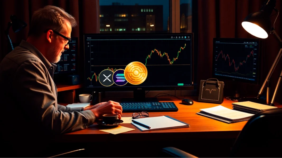 A kriptopiac átrendeződése: XRP, SOL, és MTAUR döntő szintek