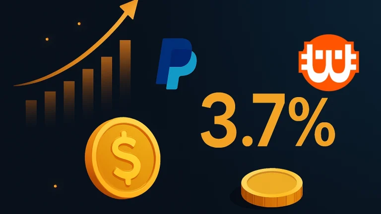 3,7%-os hozamot biztosít saját stablecoinjára a PayPal