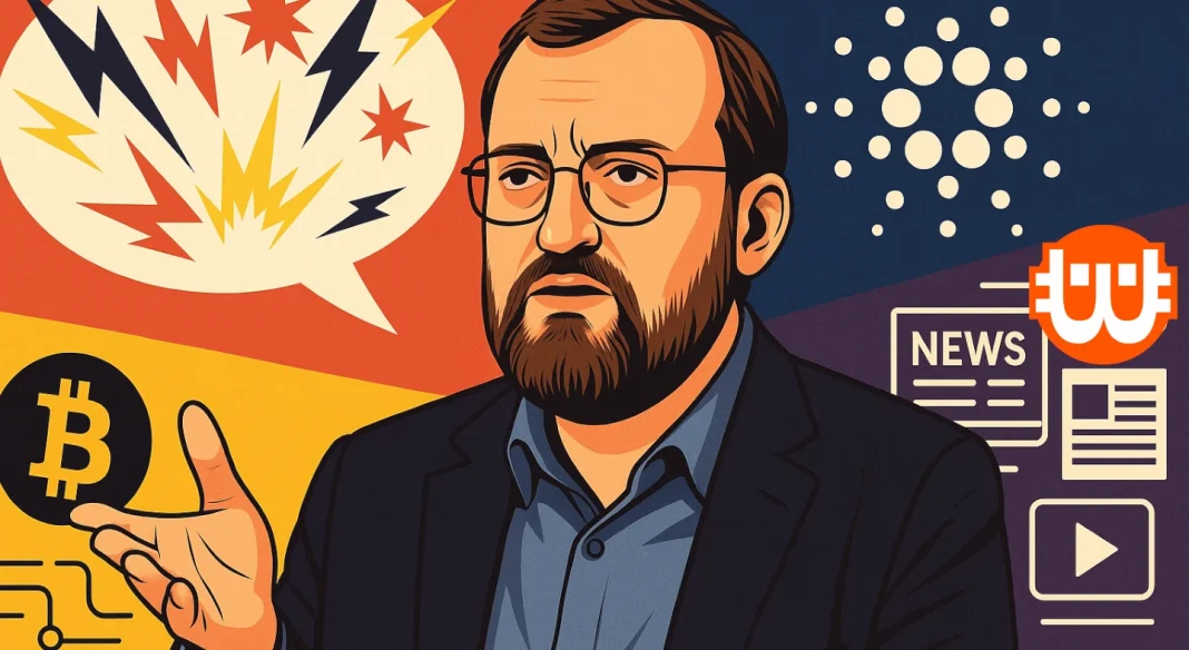 Komoly kritikát fogalmazott meg a kriptomédiát illetően a Cardano alapítója – de javaslata is van