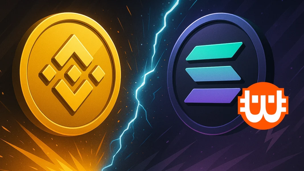 A Binance Chain és a Solana küzd egymással az L1-elsőbbségért
