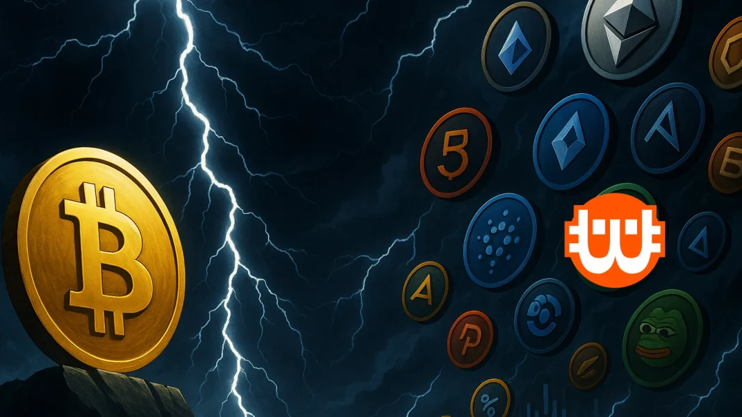 Bitcoin vs. altcoinok – korrelációs vihar várhat a kriptopiacra