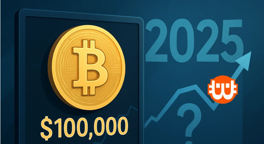 100.000 dollár fölött a bitcoin árfolyama, mit jelent ez a 2025-ös év további részére?