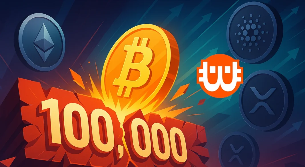 Áttörte a bitcoin a 100 ezer dollárt, jöhetnek az altcoinok?