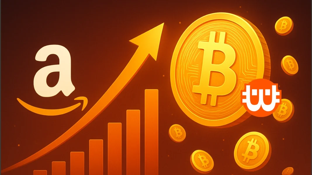 Új magasságokban a bitcoin, már az Amazont is beelőzte