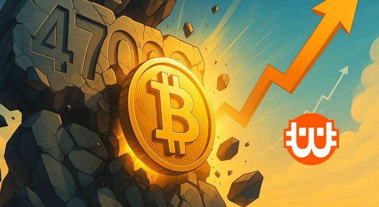Elbúcsúzhatunk a 47 ezer dolláros Bitcoin-áron alatti szintektől?
