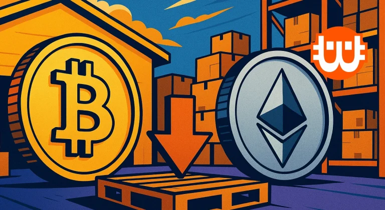 Kínálati hiány fenyegeti a bitcoint és az ethereumot a központosított tőzsdéken