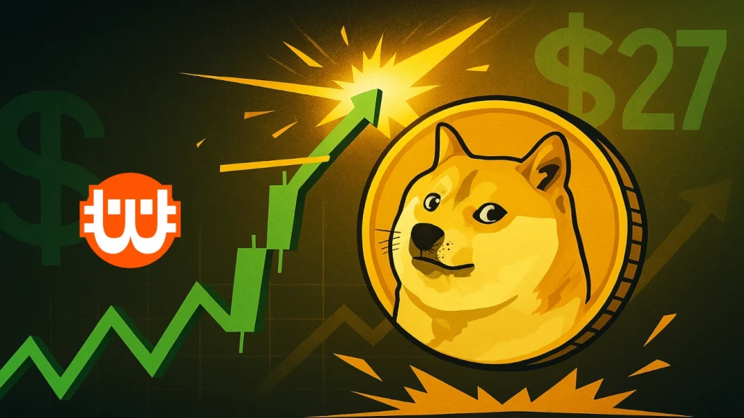 Kitörés előtt állhat a Dogecoin – 27 dollárcentet várnak az elemzők