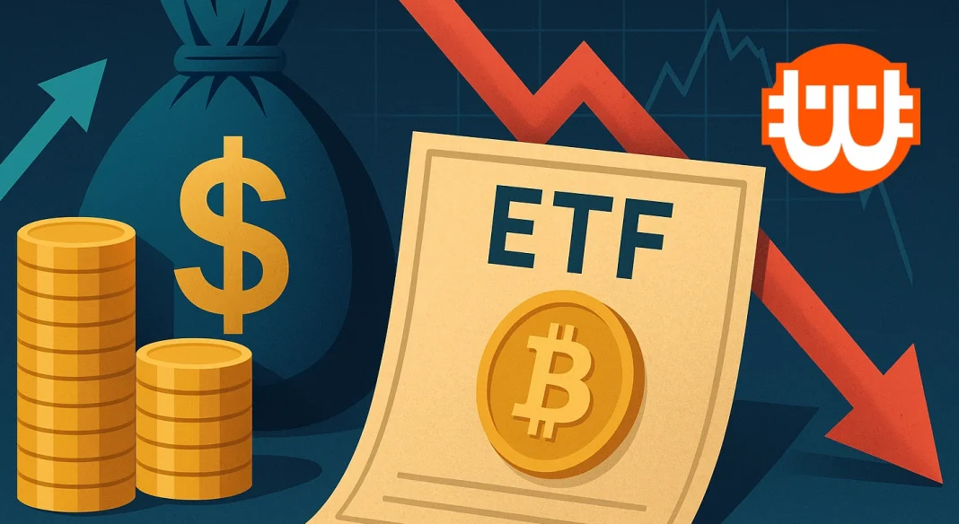 Csökkentik bitcoin-ETF kitettségüket a nagy befektetési alapok