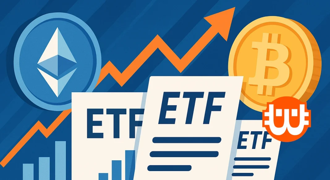 6 napja valóságos rali figyelhető meg az ethereum- és bitcoin-ETF-ek piacán