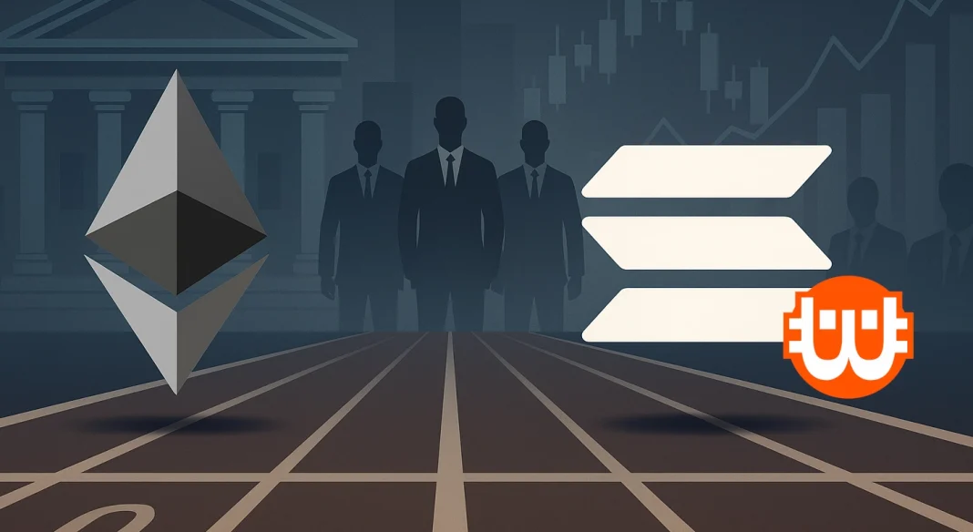 Solana vagy Ethereum: Ki lesz a kriptointézmények kedvence?