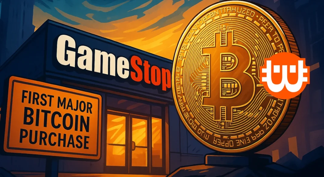 Bejelentette első jelentős bitcoinvásárlását a GameStop