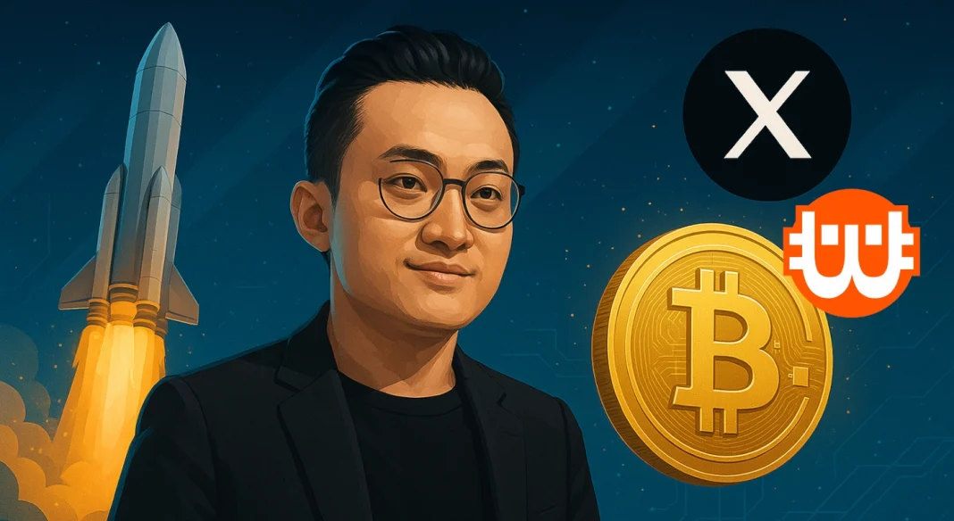 Justin Sun űrutazásra készül a Blue Originnel – kriptós mérföldkő jöhet