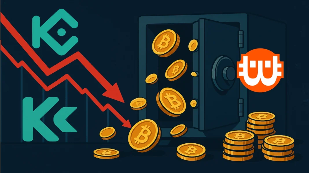 Miért zuhant ekkorát a KuCoin tőzsde bitcointartaléka?