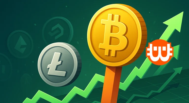 A Litecoin (LTC) vezeti az altcoinokat a Bitcoin árának 95.500 dollár fölé emelkedése után