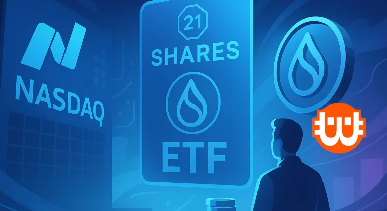 Nasdaq ETF-kérelmet nyújtott be a 21Shares Sui tokenre – új lehetőség a befektetőknek