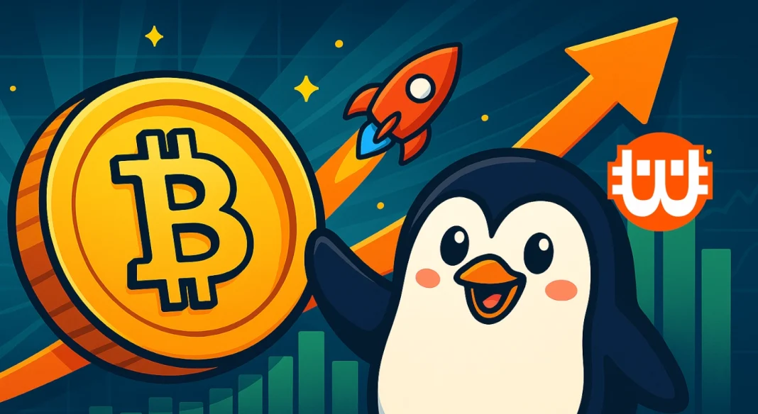 A bitcoinnal együtt ralizik a PENGU token