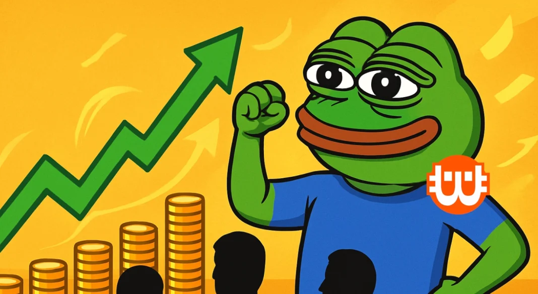 Erős emelkedésével vonzza a befektetőket a Pepe