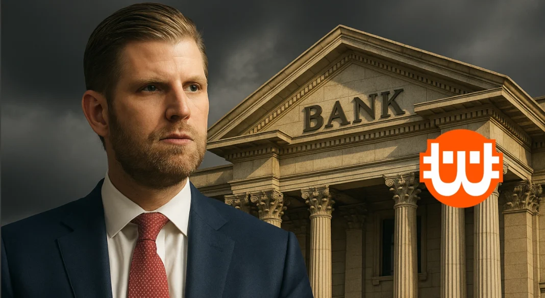 Eric Trump: a bankok ideje leáldozott?