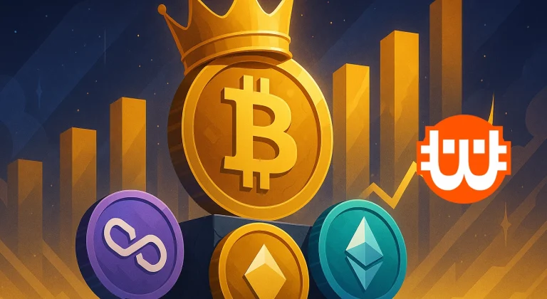 Altcoinok történelmi támaszon: elveszti a koronáját a Bitcoin?