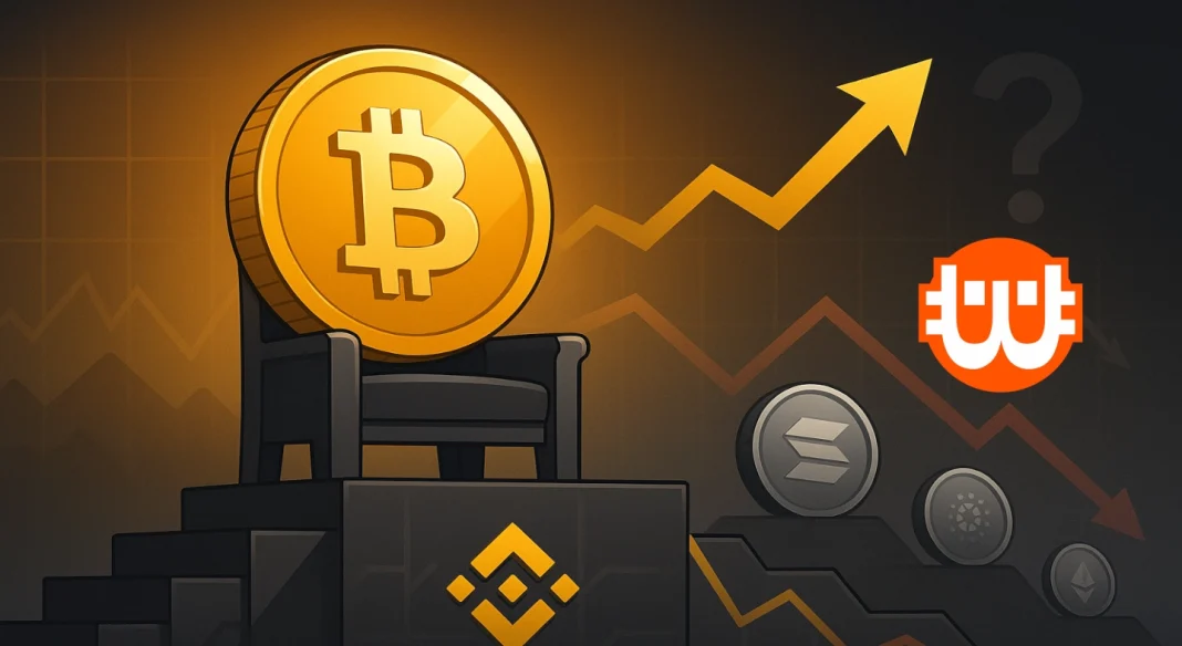 A Bitcoin diktál, miközben az altcoinok lelassulnak – Vajon folytatódik ez a trend?