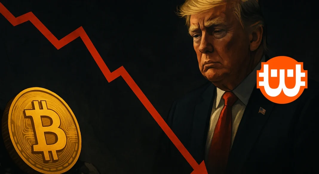 A kriptopiac megroppant: Trump bejelentése után a Bitcoin árfolyama 100.000 dollár alá esett