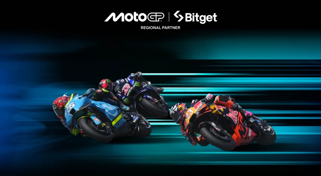A Bitget partnerségre lépett a MotoGP-vel: a technológia és sebesség látványos találkozása
